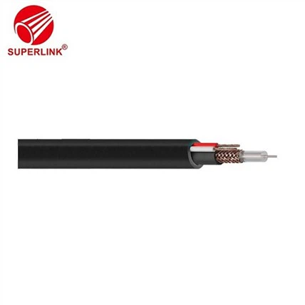 Cáp đồng trục KBK với cáp điện 2 * 0,5 cho ngoài trời